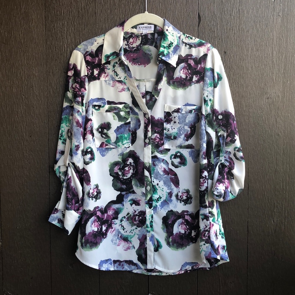 Express floral Portofino shirt 🌸